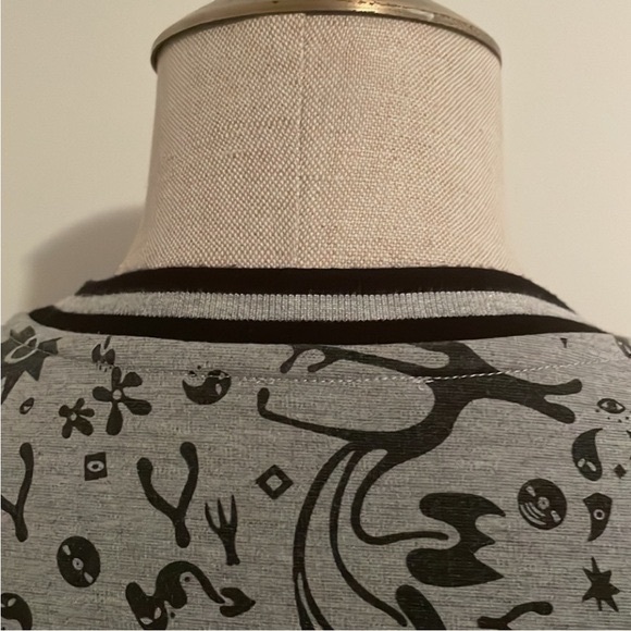 Kenzo Designer T-Shirt Dress Grey Logo Short Sleeve size L - Picture 10 of 10